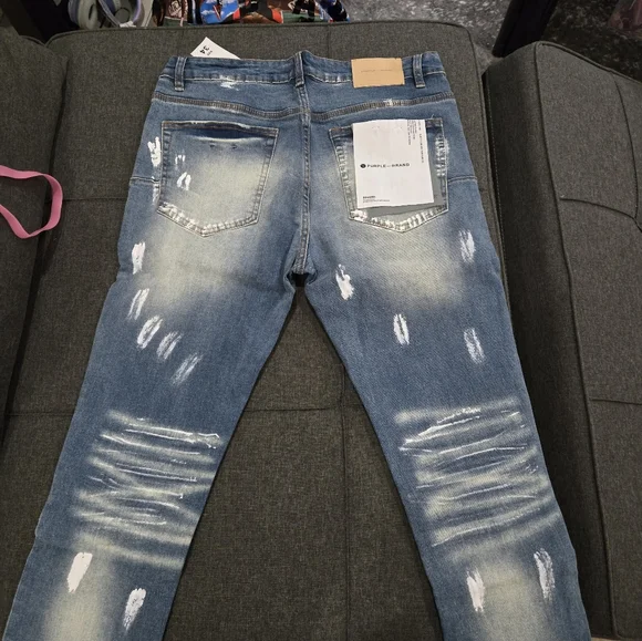 Purple jeans - Picture 2 of 2